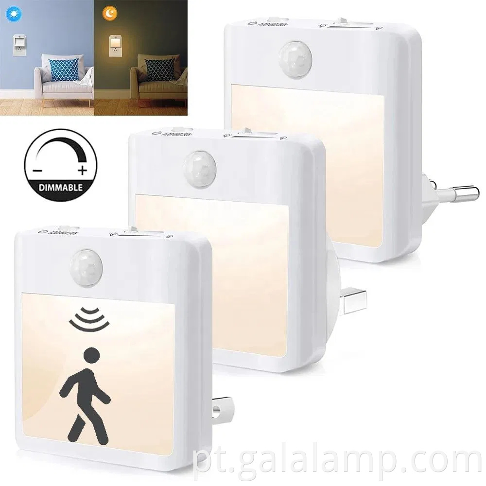 Lâmpada de parede de escada de escada de movimento de movimento ultra brilhante para segurança